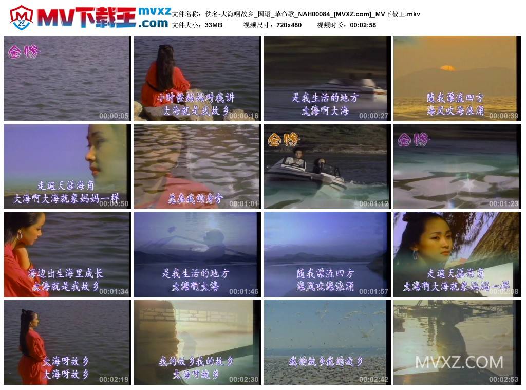 佚名-大海啊故乡_国语_革命歌_NAH00084